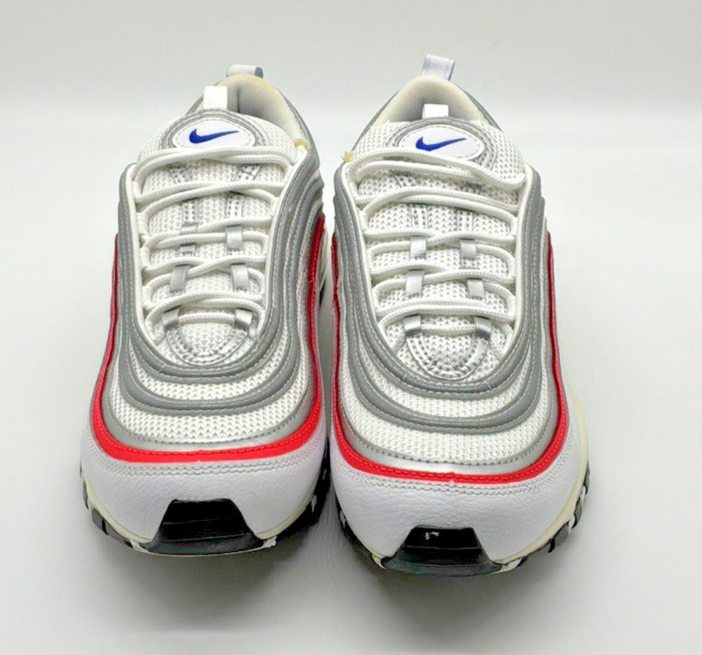 Nike Air Max 97 Essential Flash Crimson Silver Women SZ 10 CZ6087-101
